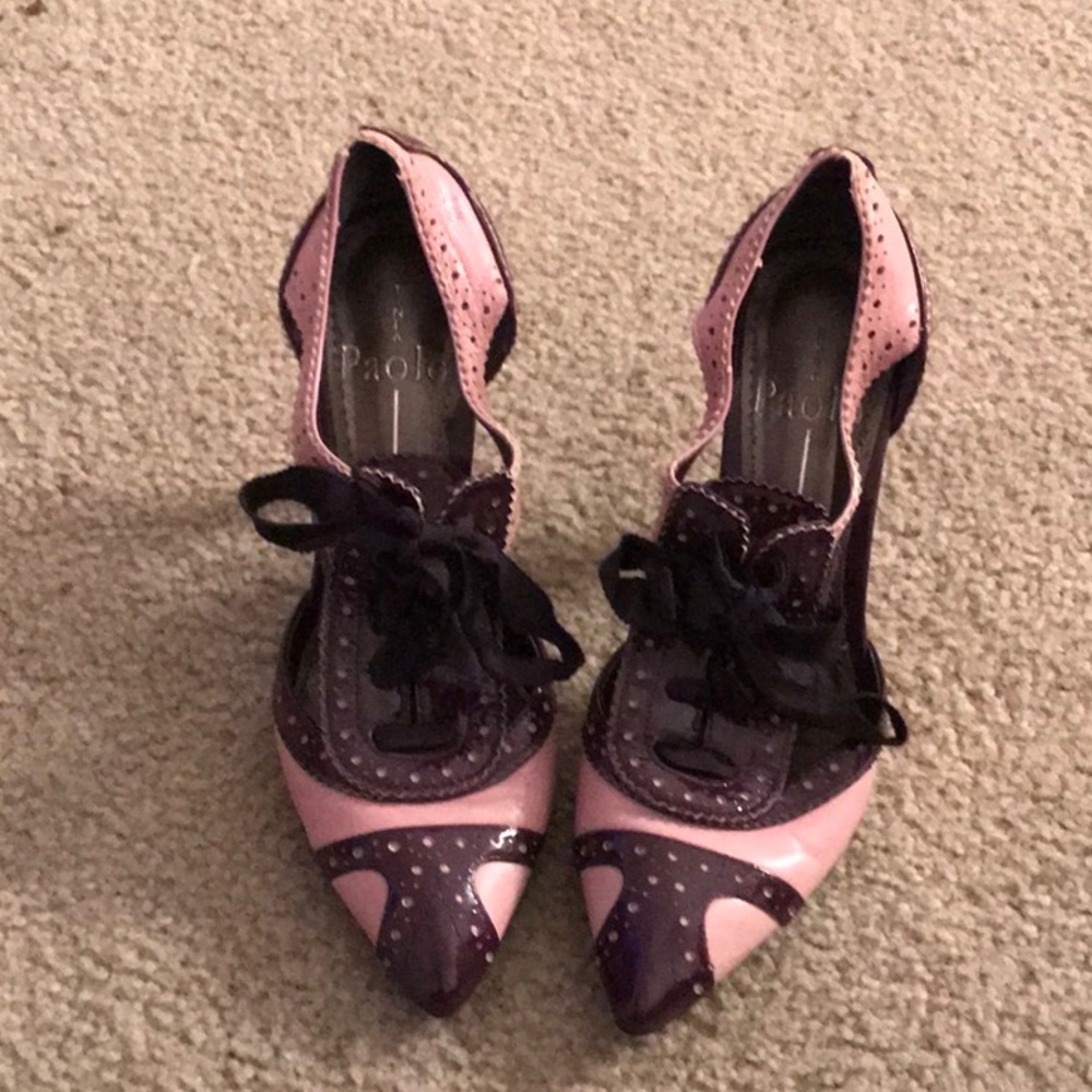Paolo Purple Heels size 4.5